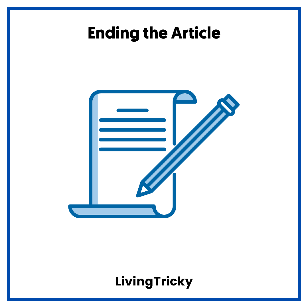 Ending the Article