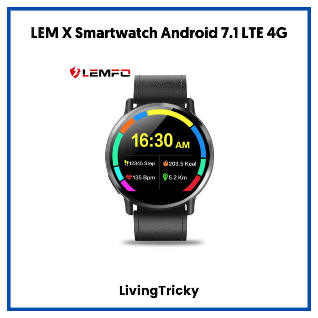 LEM X Smartwatch Android 7.1 LTE 4G