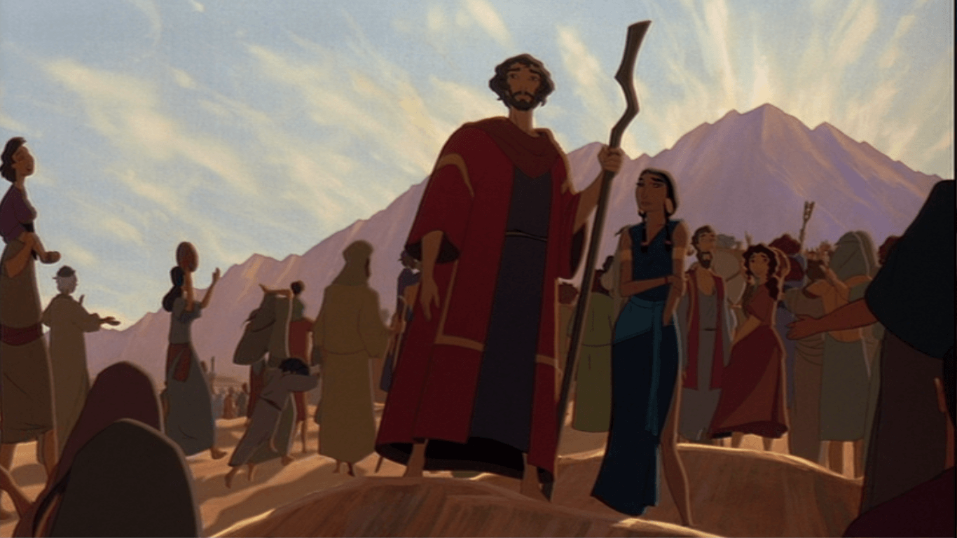 Parting Of The Red Sea In The Prince Of Egypt