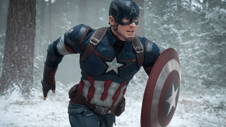Behind Captain America's Shield