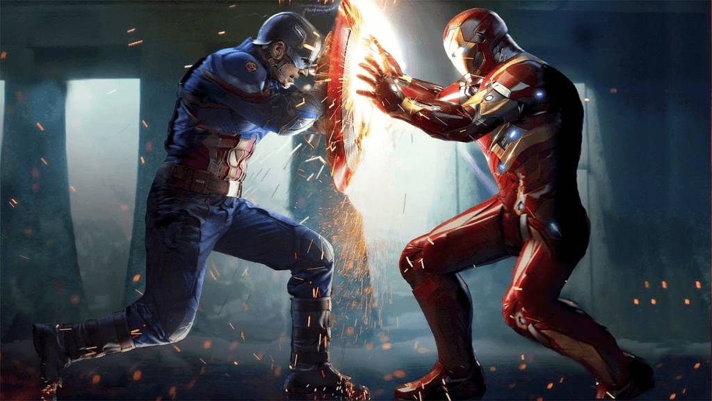 Iron Man Vs. Captain America Showdown