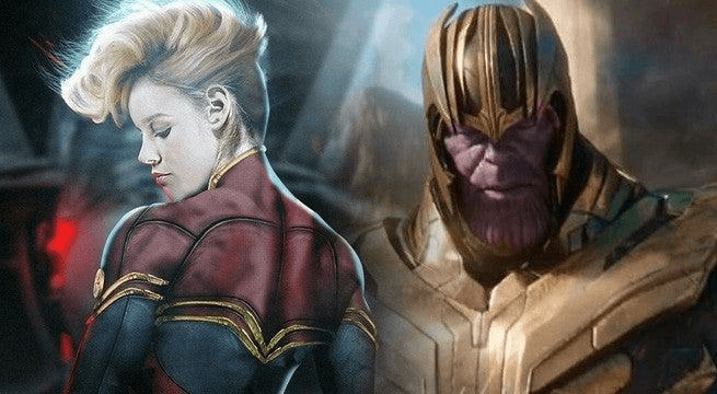 Captain Marvel's Showdown With Thanos