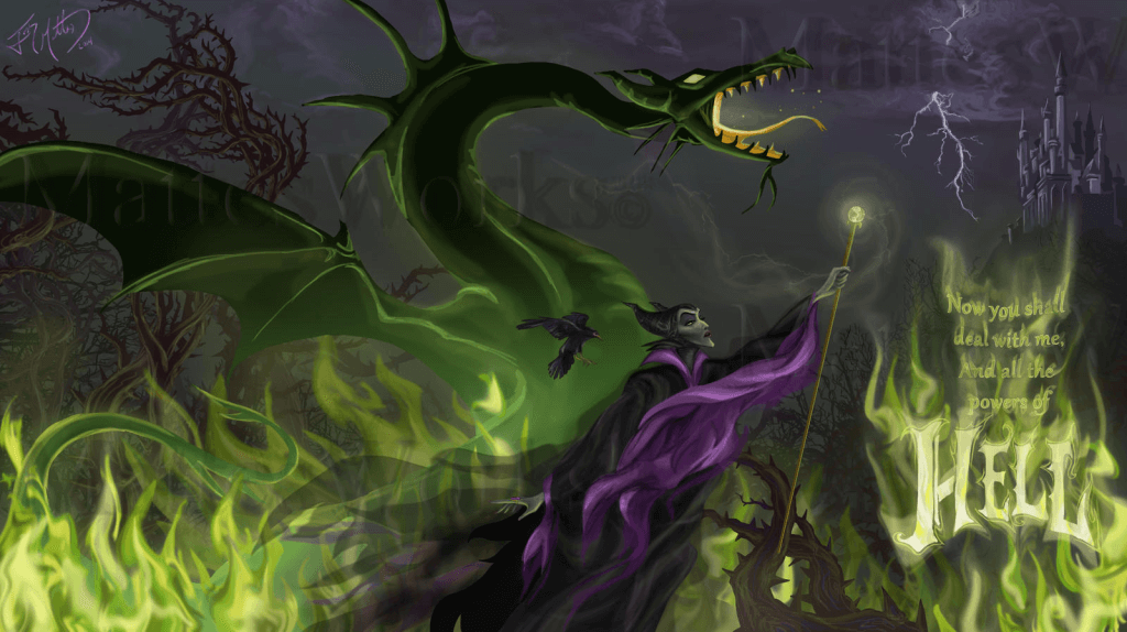 Maleficent's Dragon Transformation