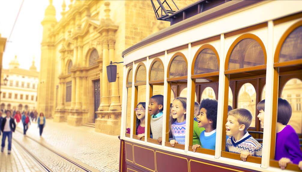 interactive educational tram tours