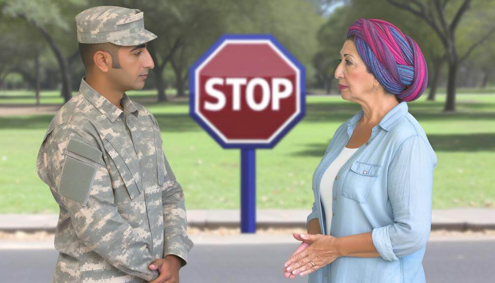 respecting veterans personal boundaries
