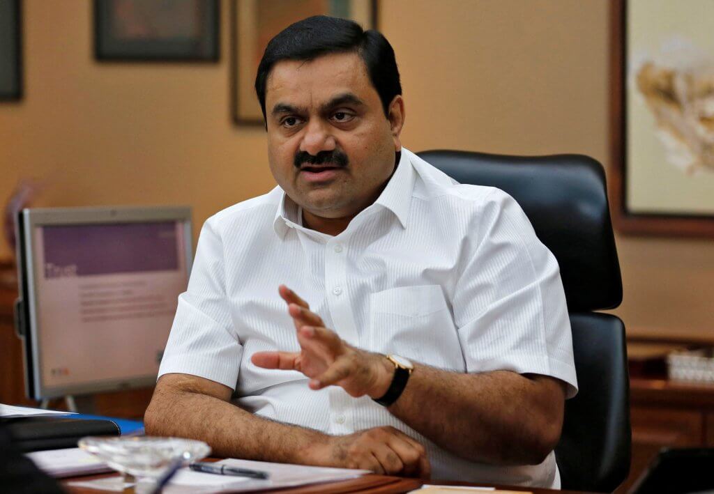 File Photo: Indian Billionaire Adani Speaks During An Interview With Reuters At His Office In Ahmedabad