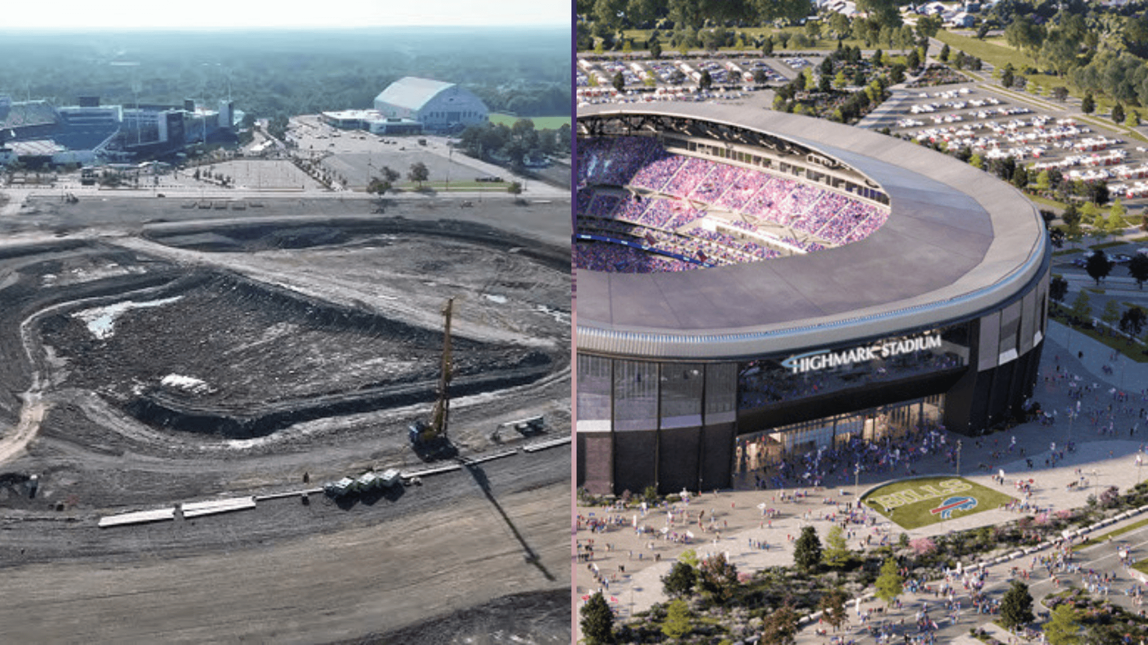 Progress Update On Buffalo Bills Stadium Construction