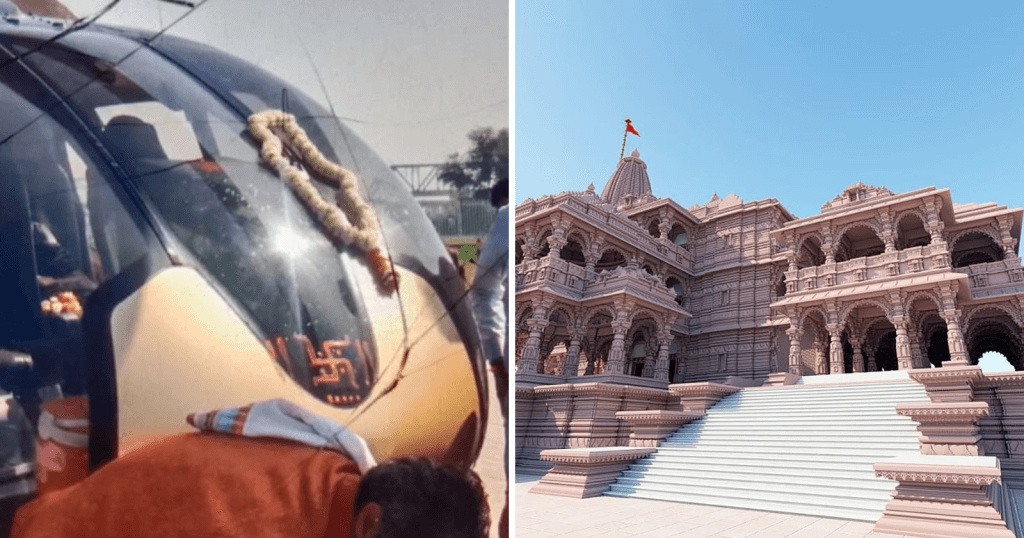 Revolutionizing Pilgrimage Uttar Pradeshs Helicopter Services For Ayodhyas Ram Mandir Inauguration 1