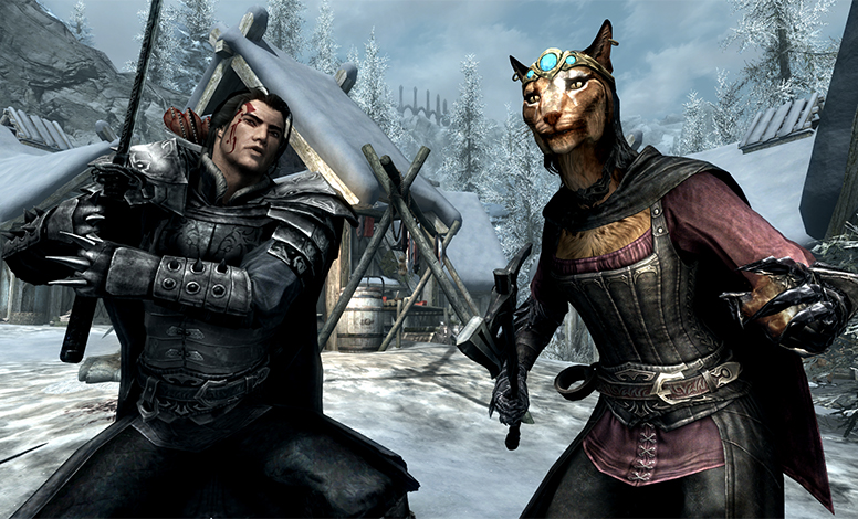 The Skyrim Playing Hollywood A Listers