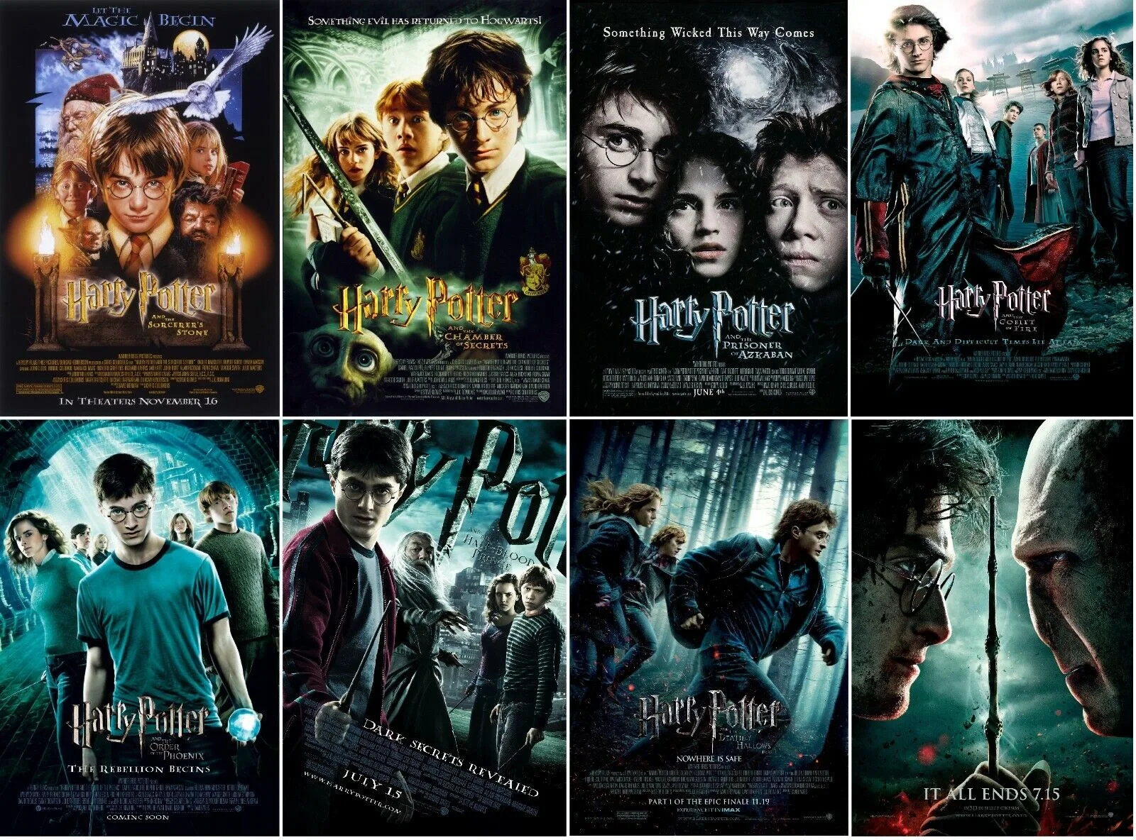 Harry Potter Movie Release Timelline 2
