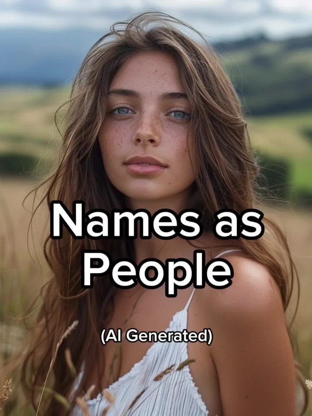AI Imagines Names as People: Echoes of Identity