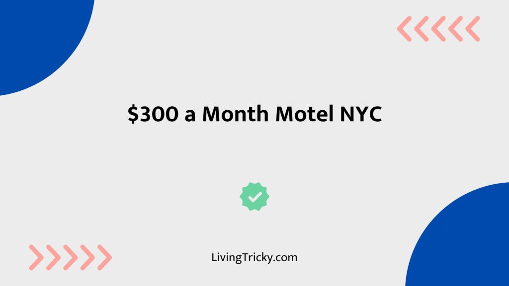 $300 A Month Motel NYC