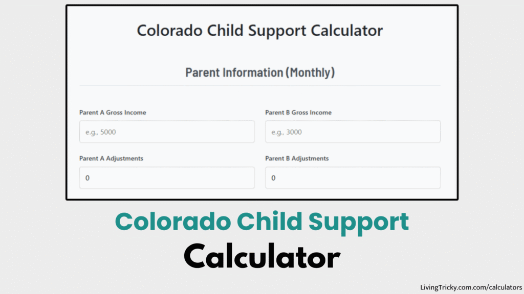 Colorado Child Support Calculator