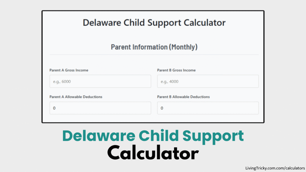 Delaware Child Support Calculator