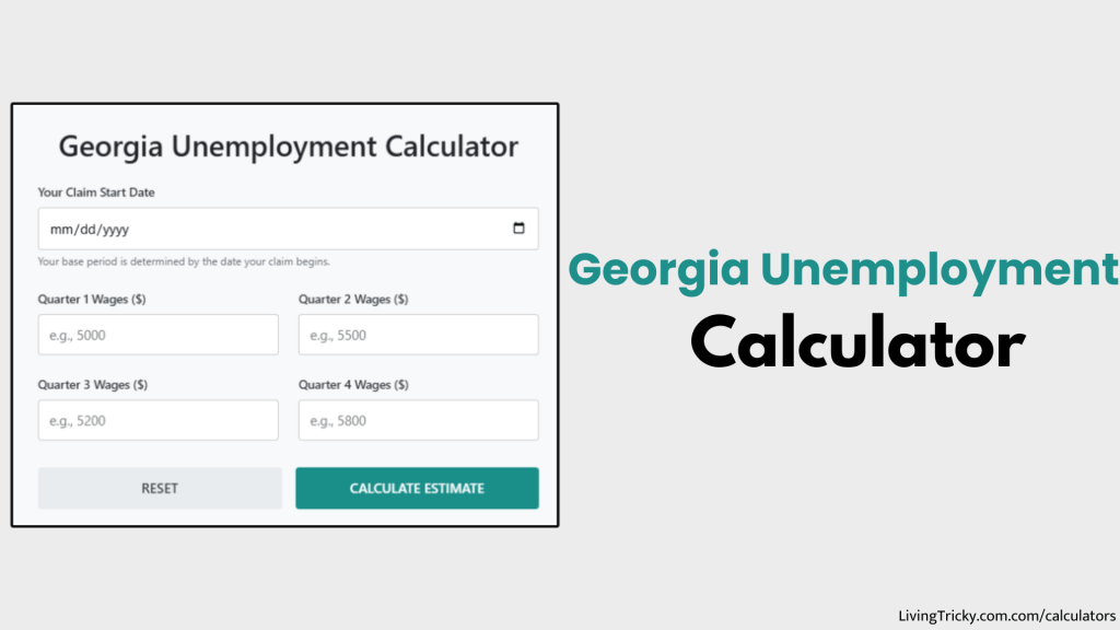Georgia Unemployment Calculator