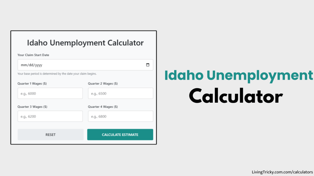 Idaho Unemployment Calculator