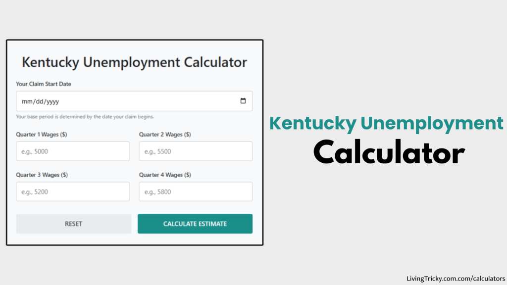 Kentucky Unemployment Calculator