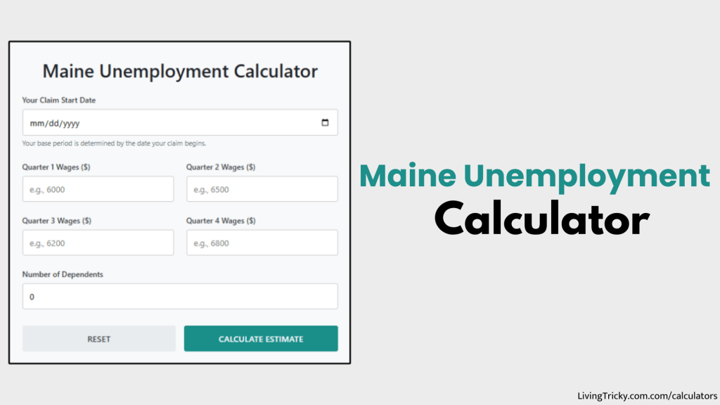 Maine Unemployment Calculator
