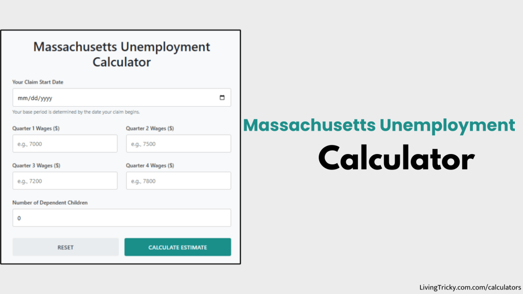 Massachusetts Unemployment Calculator