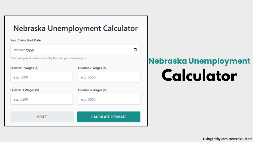 Nebraska Unemployment Calculator