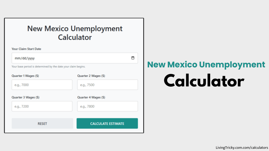 New Mexico Unemployment Calculator