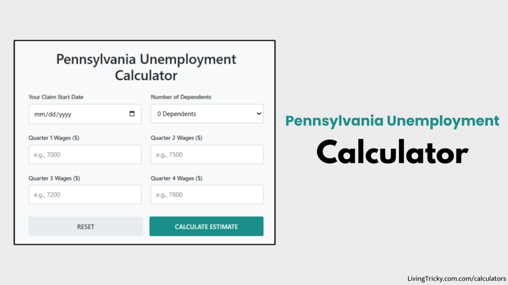 Pennsylvania Unemployment Calculator