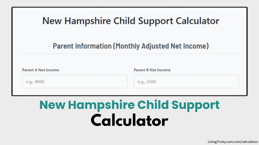 New Hampshire Child Support Calculator