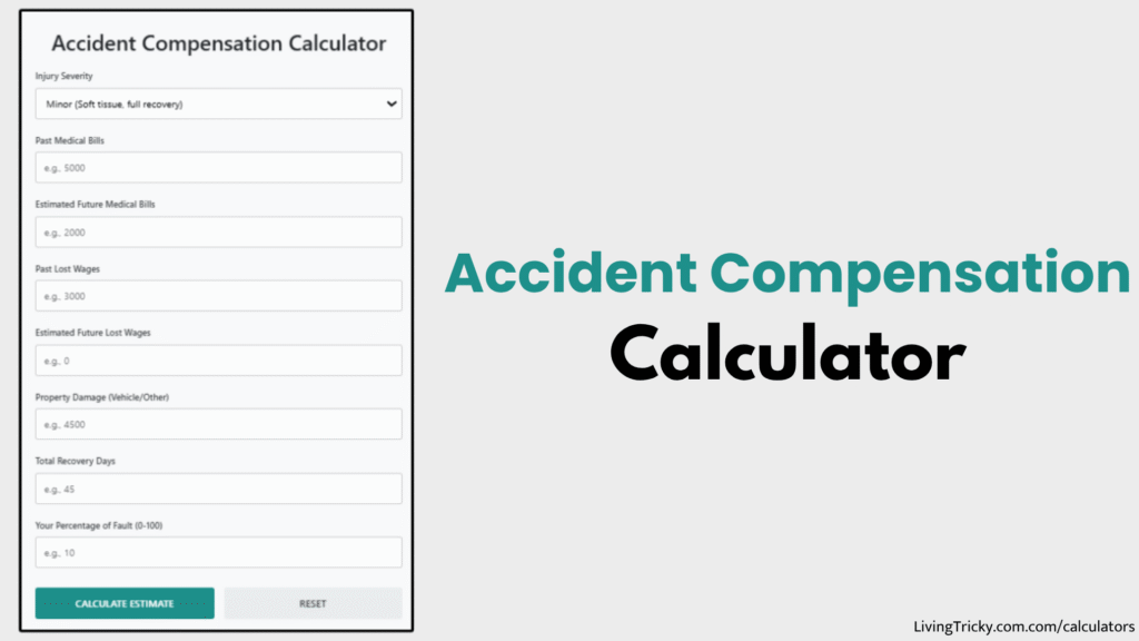 Accident Compensation Calculator