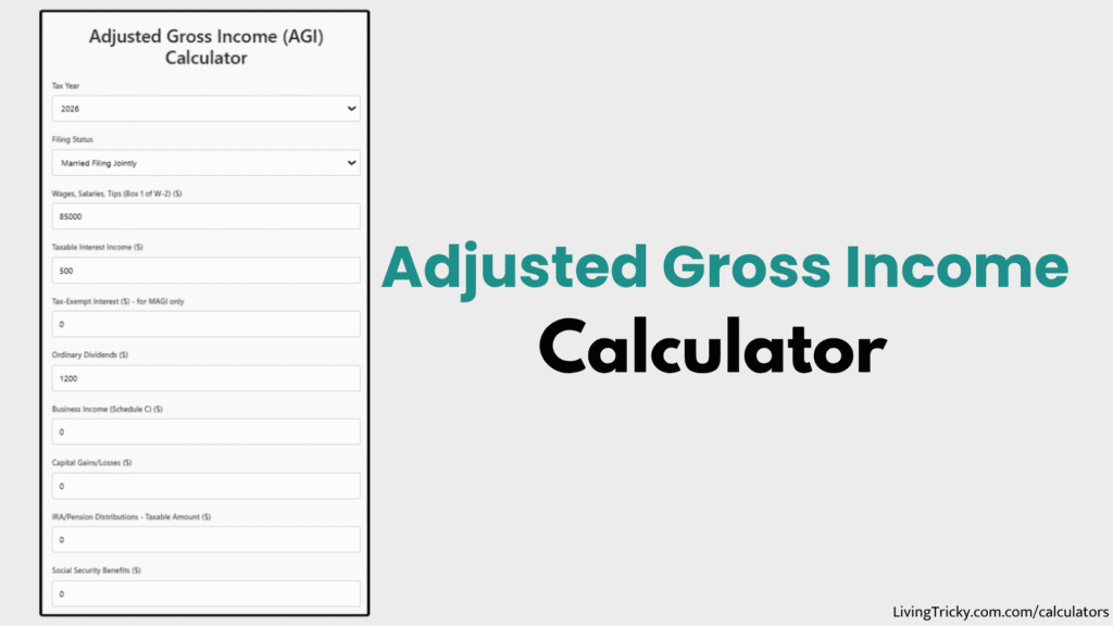 Adjusted Gross Income Calculator