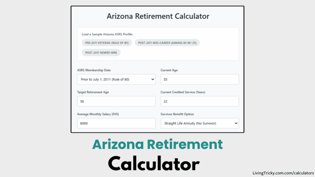 Arizona Retirement Calculator
