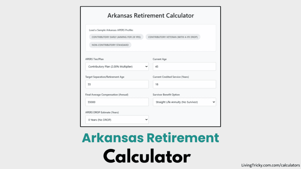 Arkansas Retirement Calculator