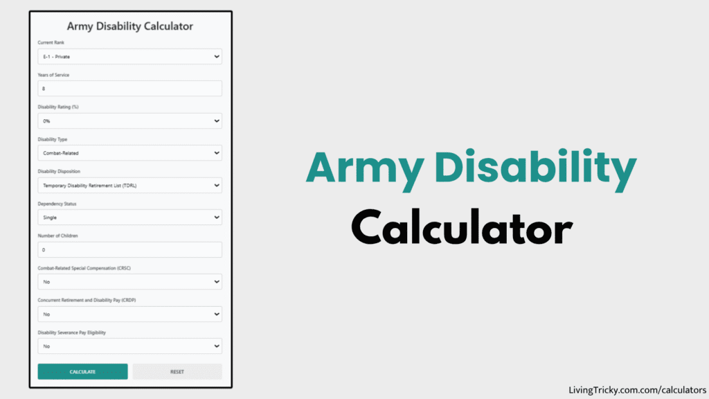Army Disability Calculator