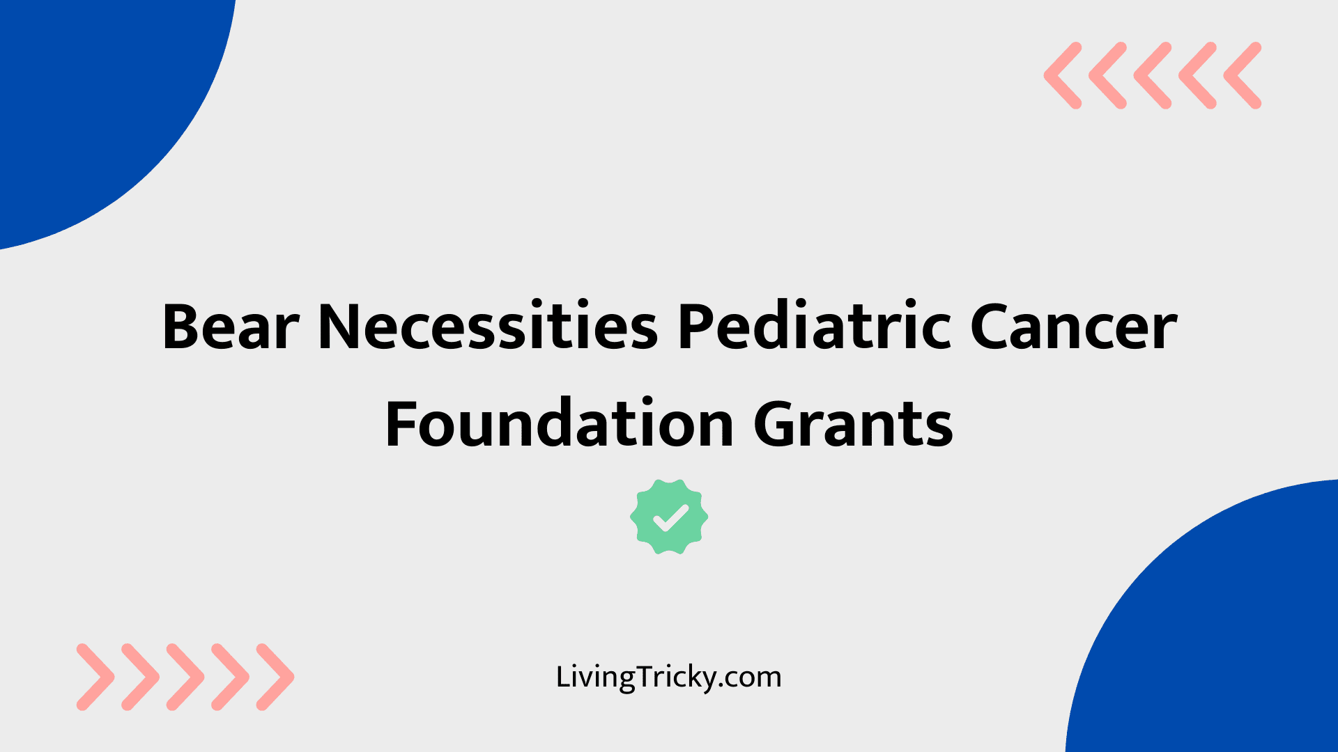 Bear Necessities Pediatric Cancer Foundation Grants