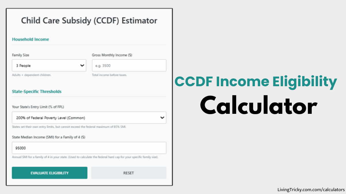 CCDF Income Eligibility Calculator – LivingTricky