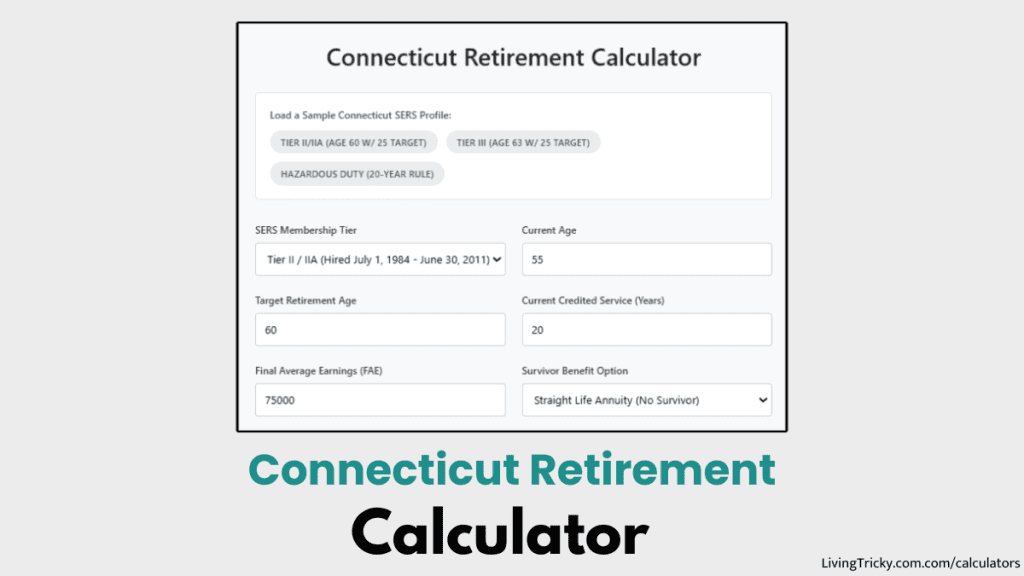 Connecticut Retirement Calculator