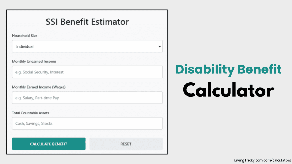 Disability Benefit Calculator