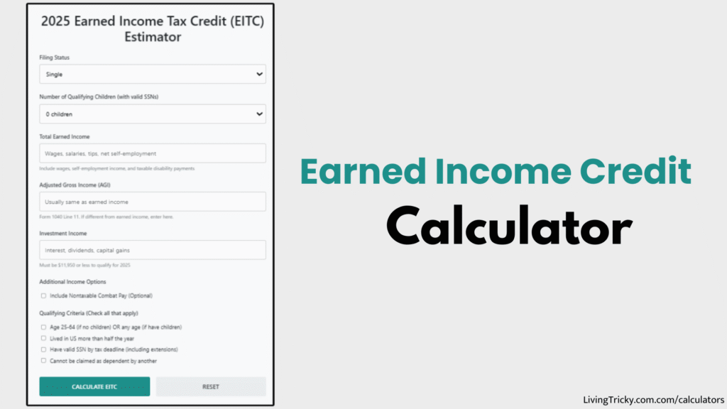 Earned Income Credit Calculator