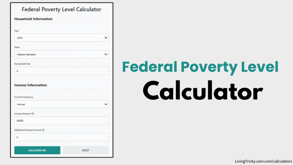 Federal Poverty Level Calculator