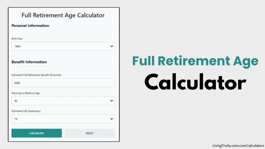 Full Retirement Age Calculator