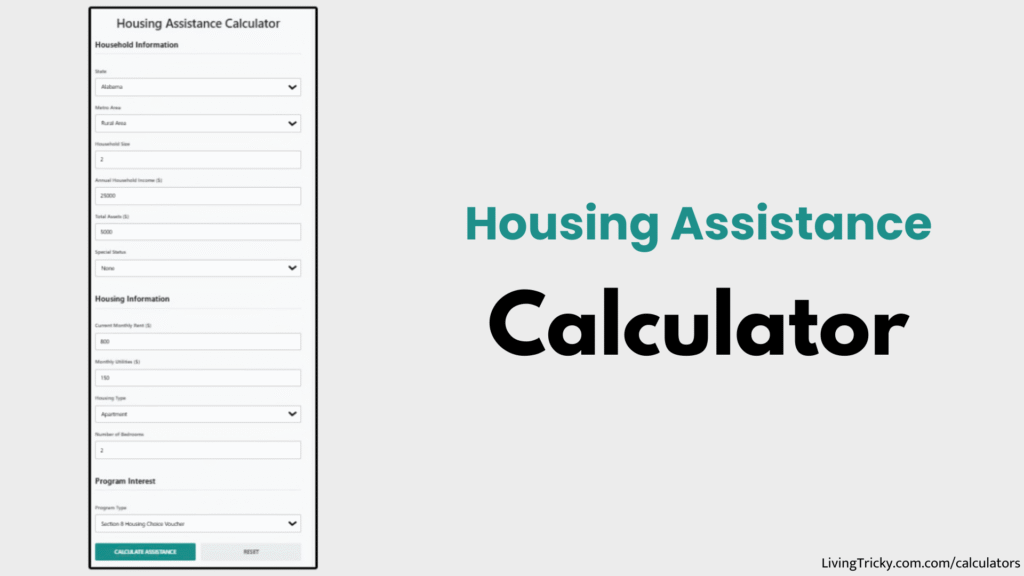 Housing Assistance Calculator