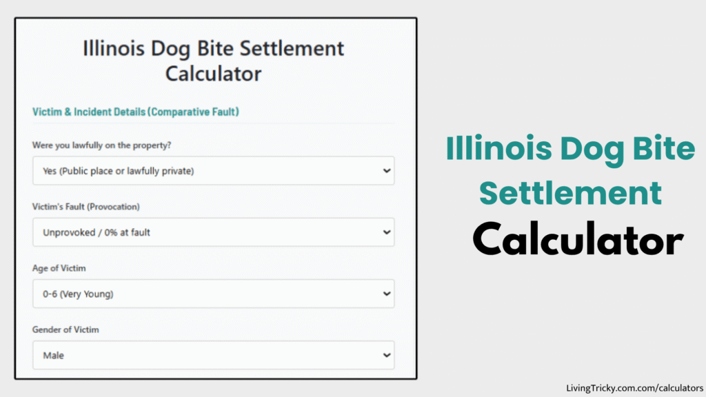 Illinois Dog Bite Settlement Calculator