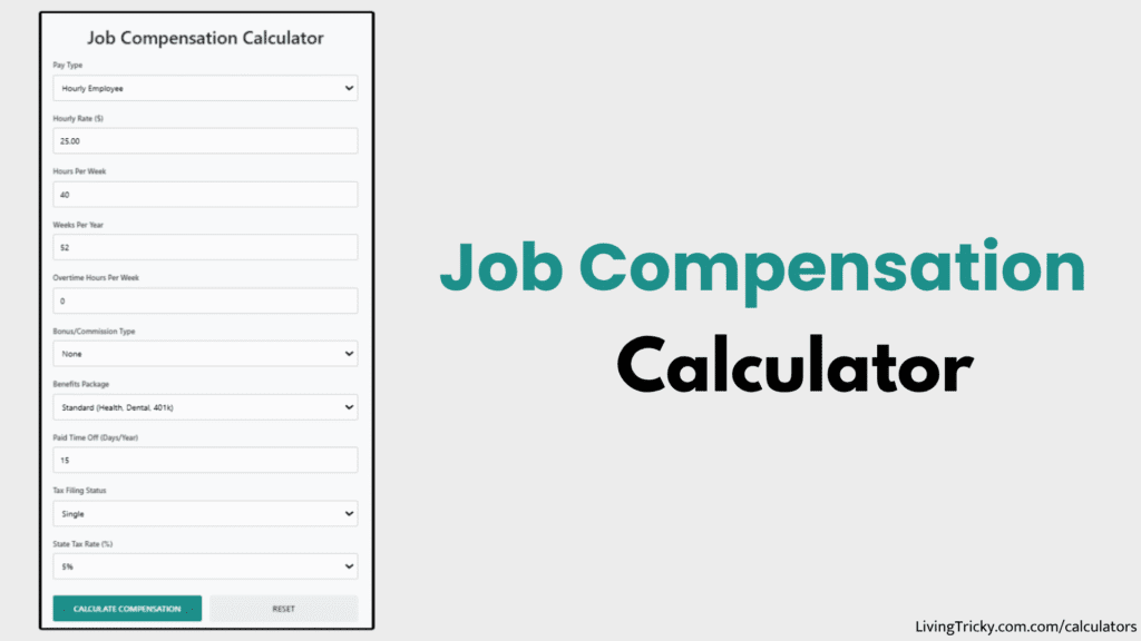 Job Compensation Calculator