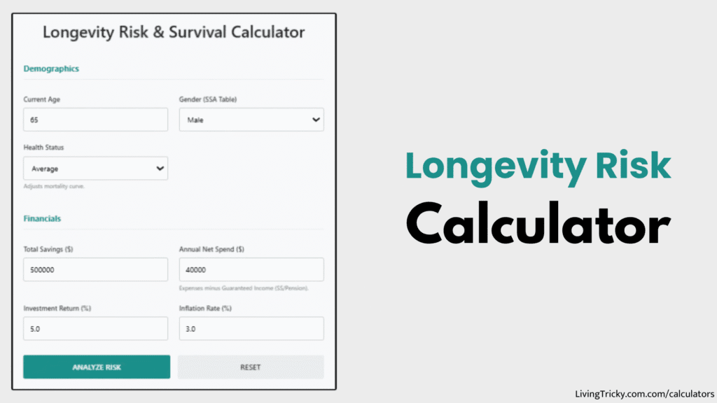 Longevity Risk Calculator