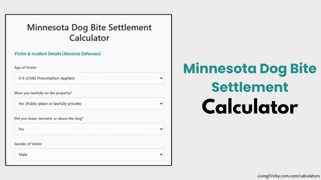 Minnesota Dog Bite Settlement Calculator