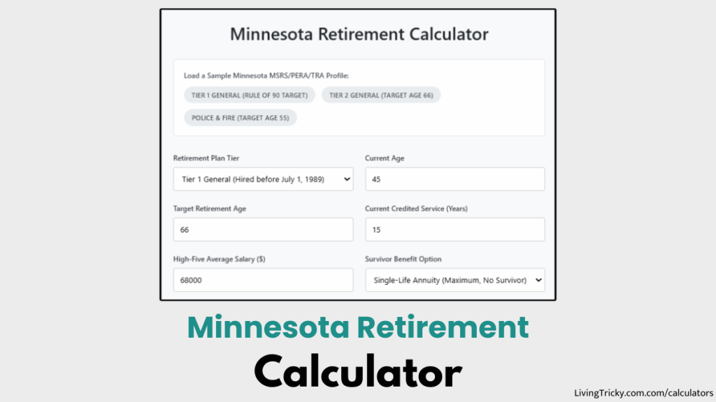 Minnesota Retirement Calculator