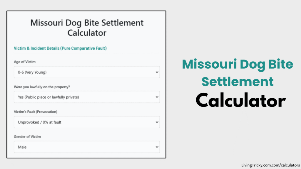 Missouri Dog Bite Settlement Calculator