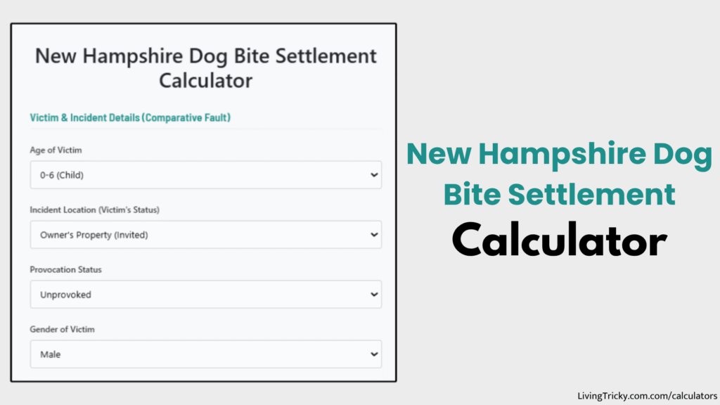 New Hampshire Dog Bite Settlement Calculator