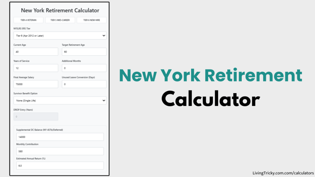 New York Retirement Calculator