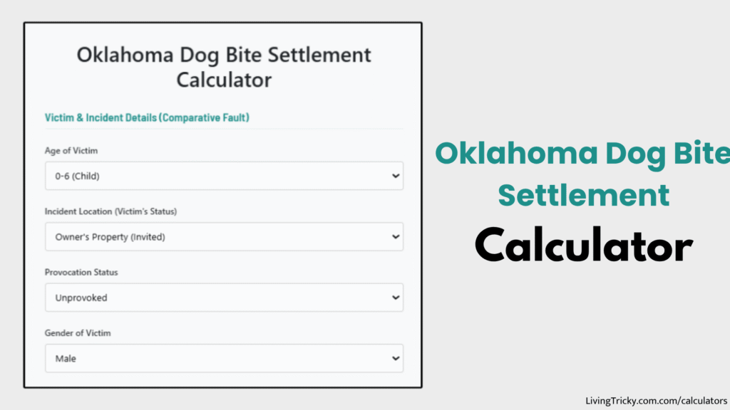 Oklahoma Dog Bite Settlement Calculator