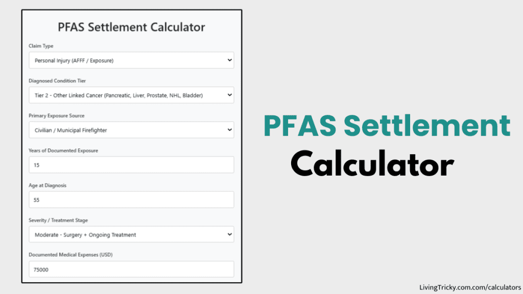 PFAS Settlement Calculator